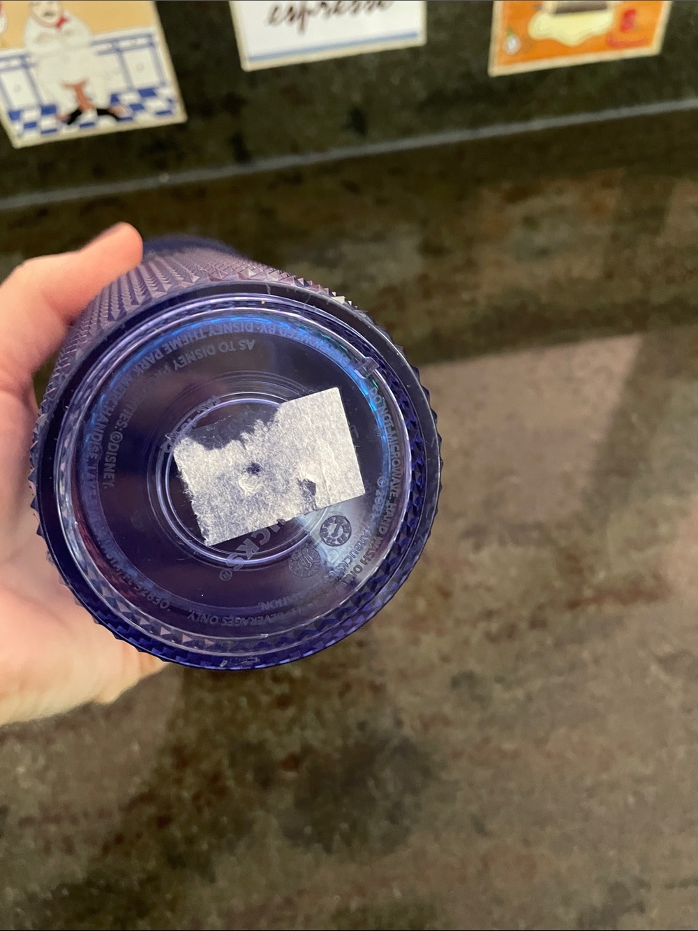 Starbucks Iridescent Purple Blue Studded Tumbler Straw Disney 50th Celebration - Picture 3 of 11